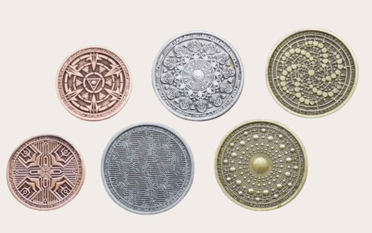 Les trois izarions : bronze, argent et or